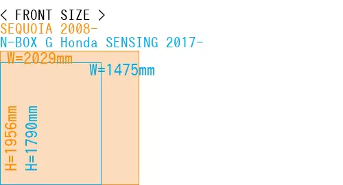 #SEQUOIA 2008- + N-BOX G Honda SENSING 2017-